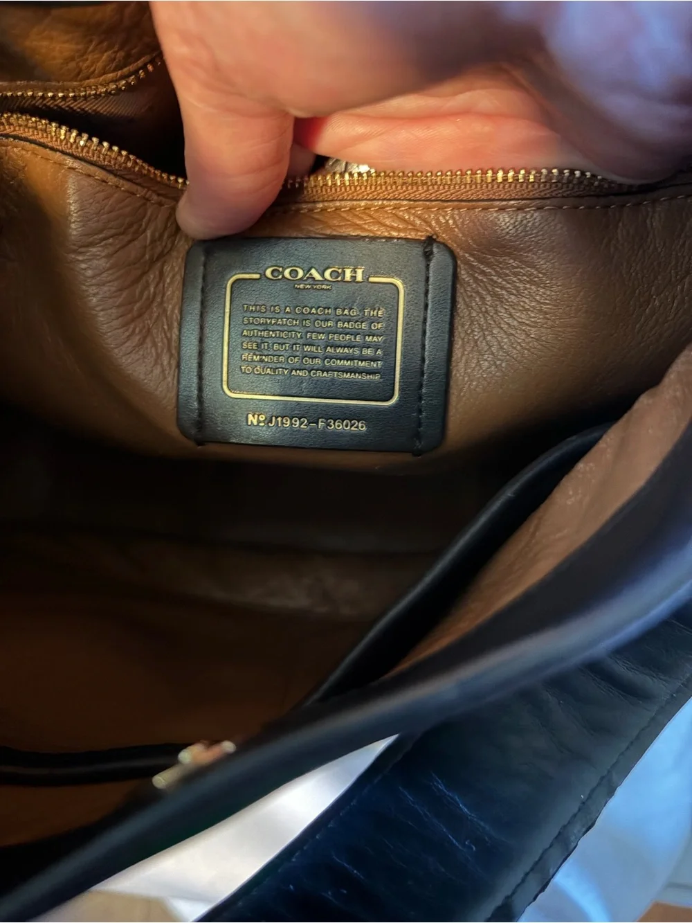 Coach it’s leather